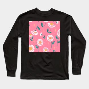 Pink Daisy dreams Long Sleeve T-Shirt